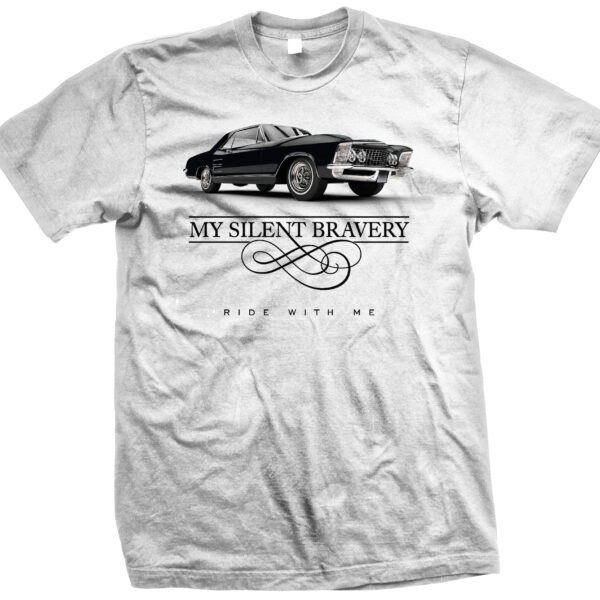 Ride With Me Short Sleeve White T-Shirt
